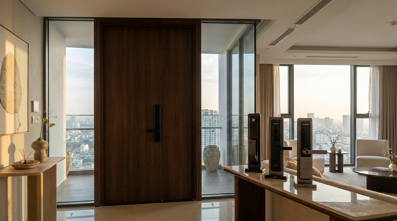 So Sánh Smart Lock Cao Cấp: Yale vs Aqara vs Hikvision Cho Penthouse 2026