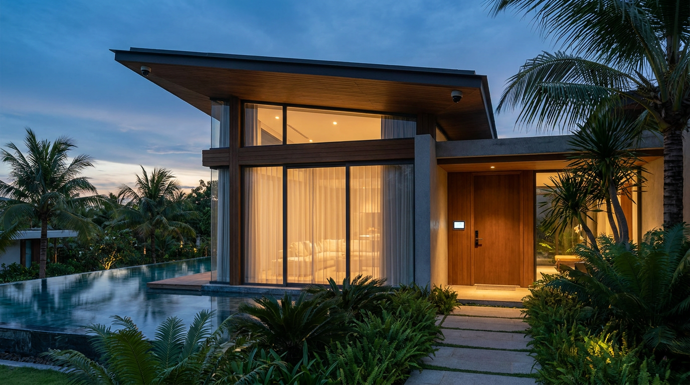 Smart Villa 2026: Tích Hợp Crestron & Apple HomeKit Biệt Thự 500m2