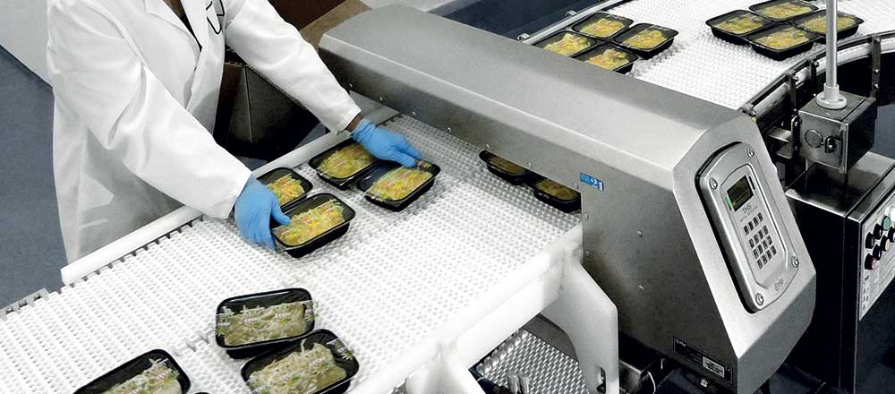 Máy dò kim loại thực phẩm CEIA THS/MBB băng tải module 2