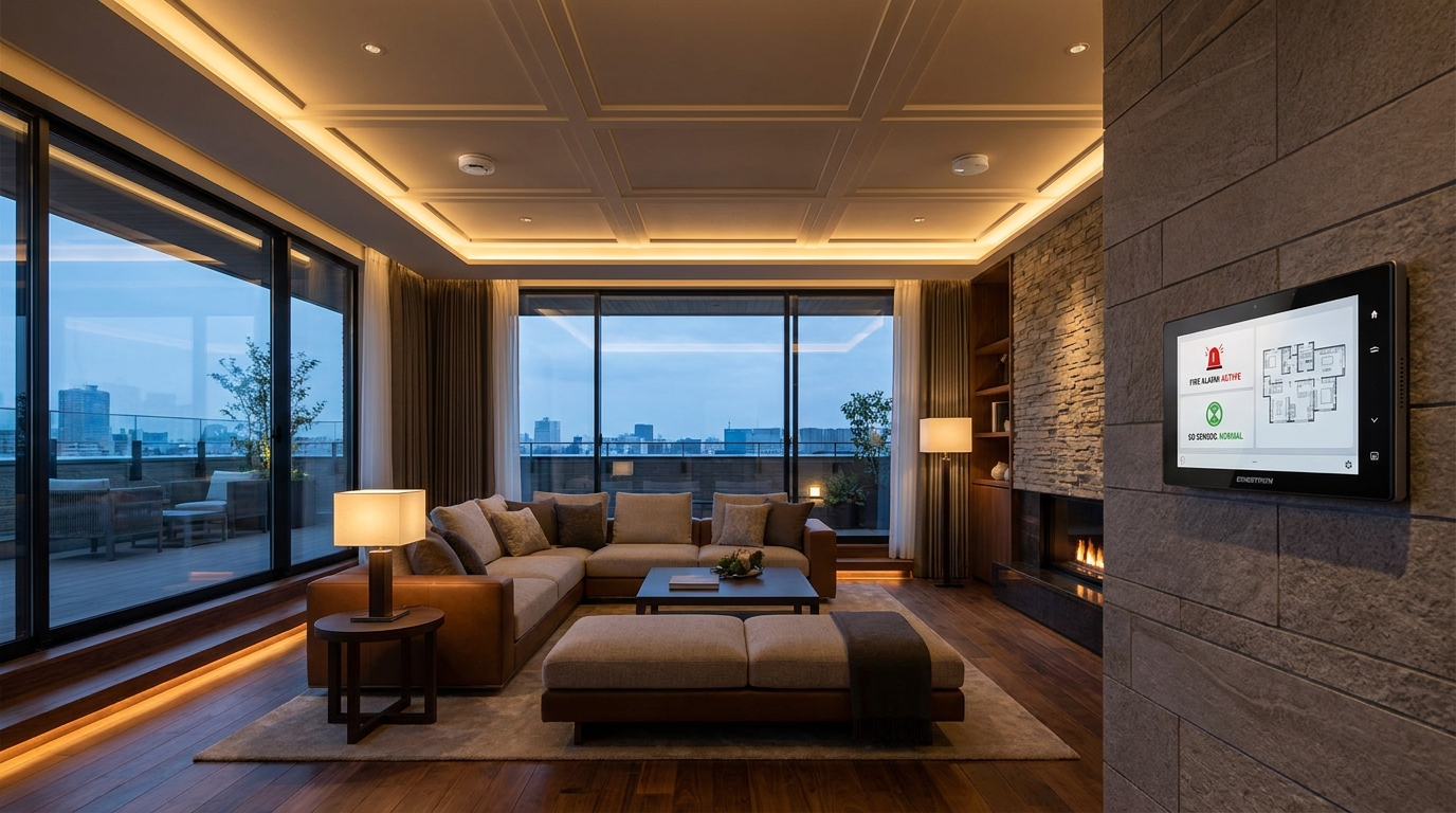 Hướng dẫn chọn hệ thống báo cháy & cảm biến CO villa cao cấp
