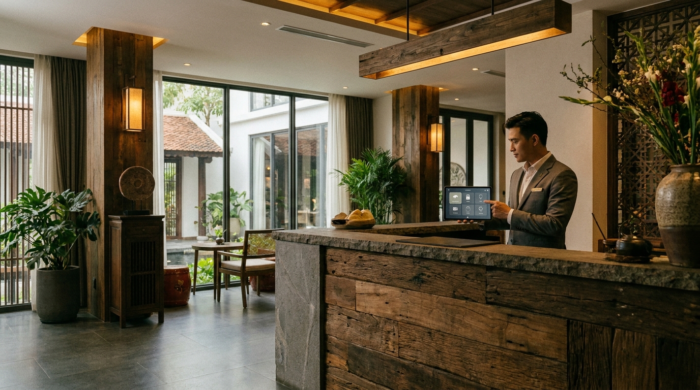 App quản lý an ninh hotel boutique: Giải pháp tích hợp 1 app