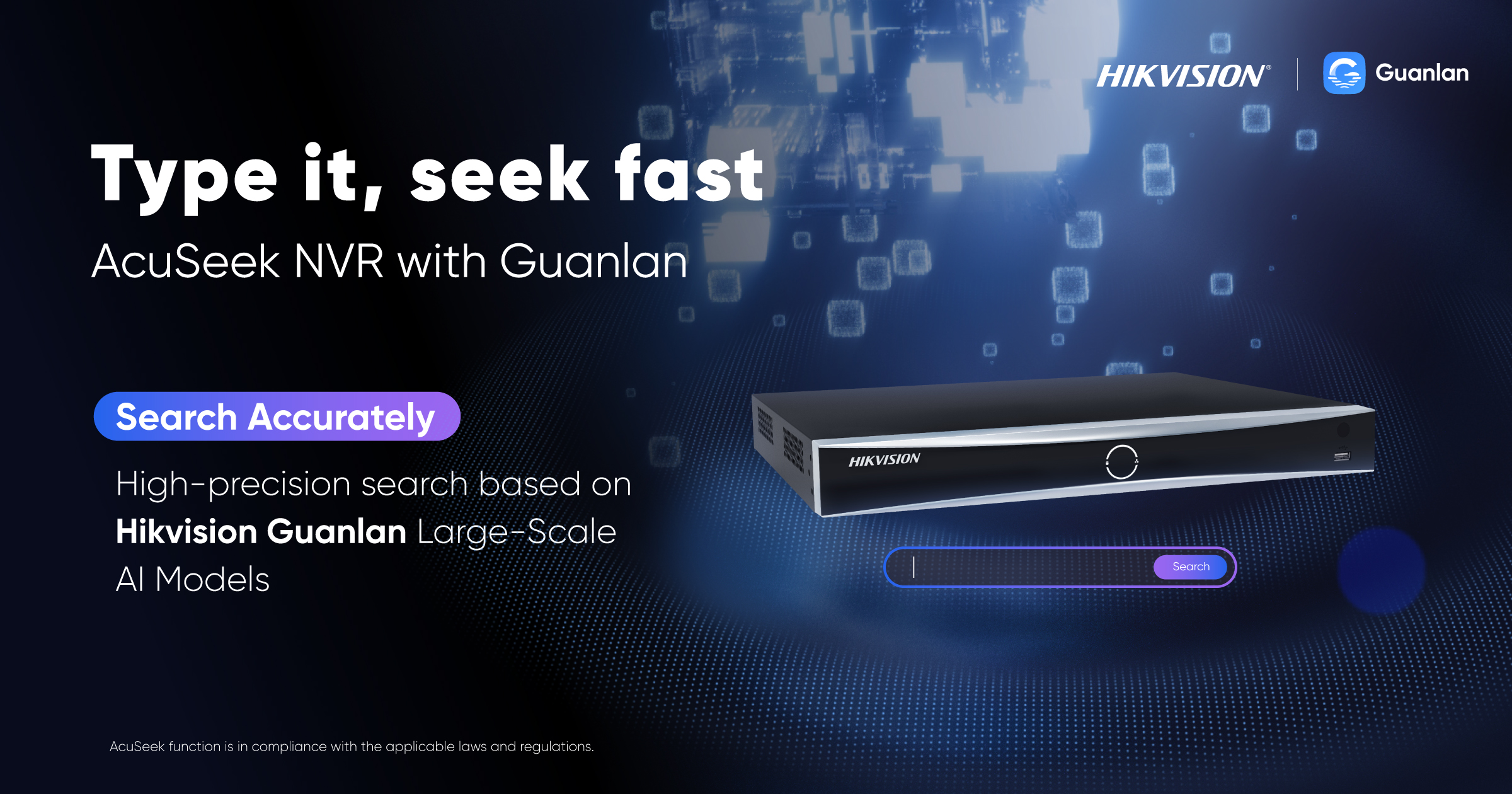 Đầu ghi hình Hikvision DeepinMind Edge AI NVR - Tìm kiếm thông minh AcuSeek