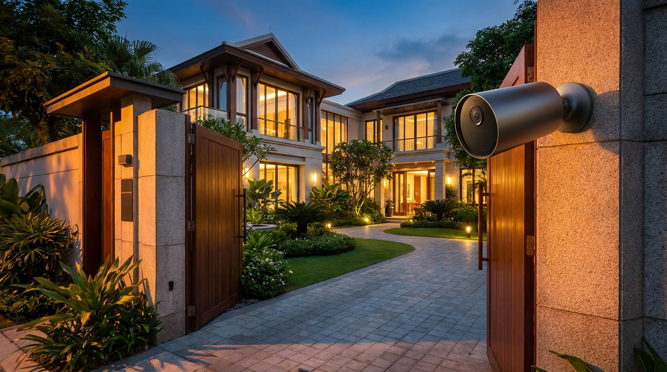 Camera AI ngoài trời biệt thự: 3 tiêu chí chọn chống trộm 24/7