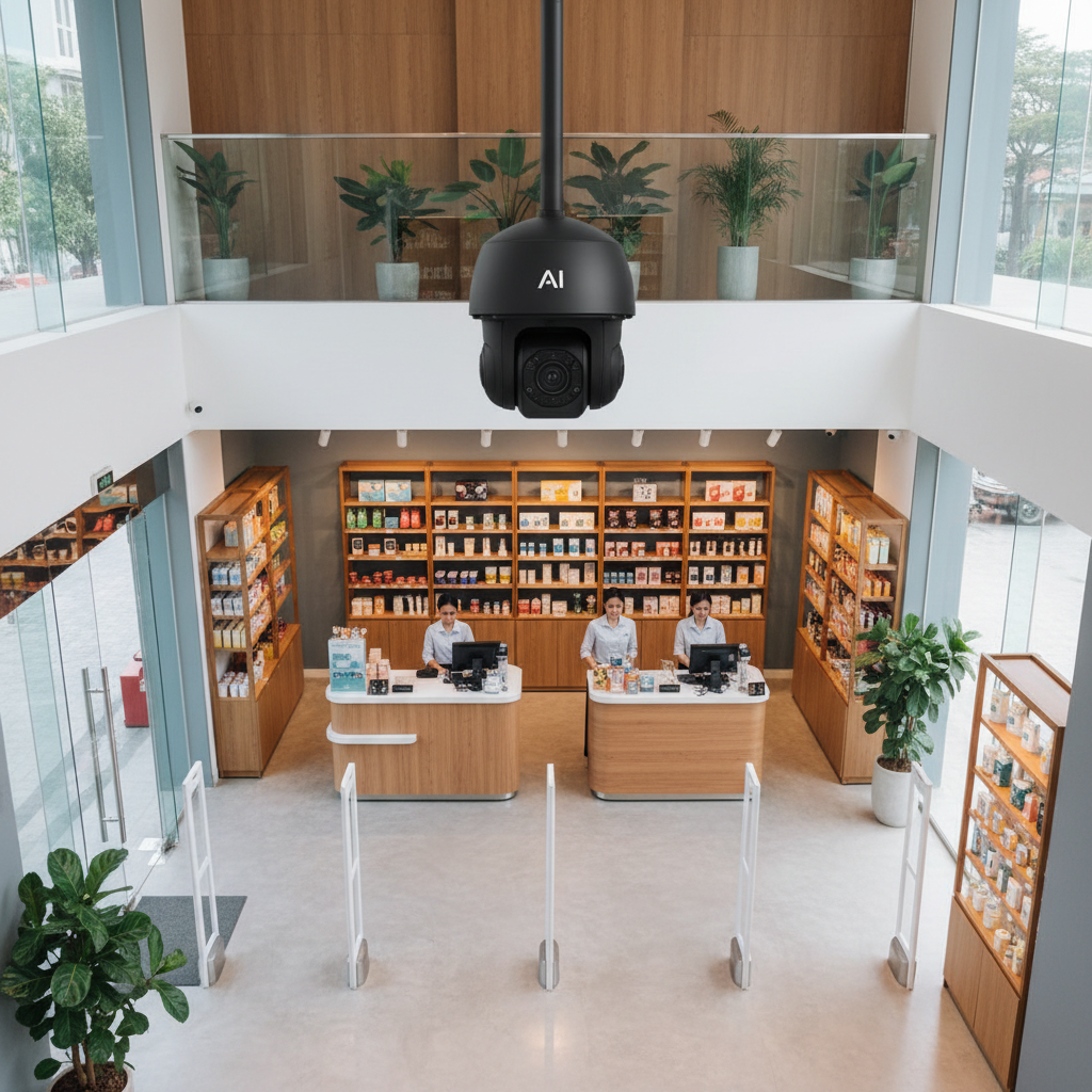 Camera AI đếm người chuỗi cửa hàng: Tối ưu vận hành 2026