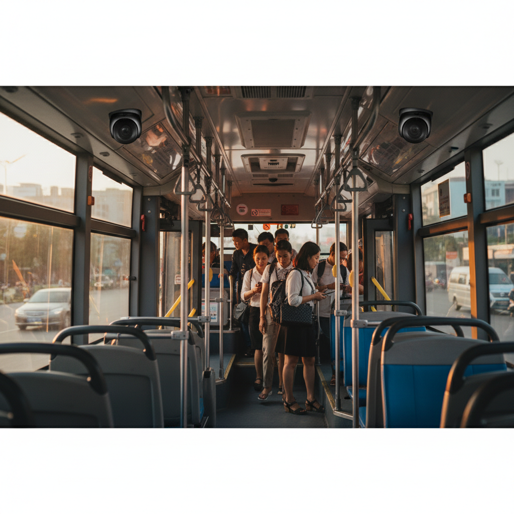 Camera AI đếm người xe bus: Giải pháp tối ưu lộ trình & doanh thu