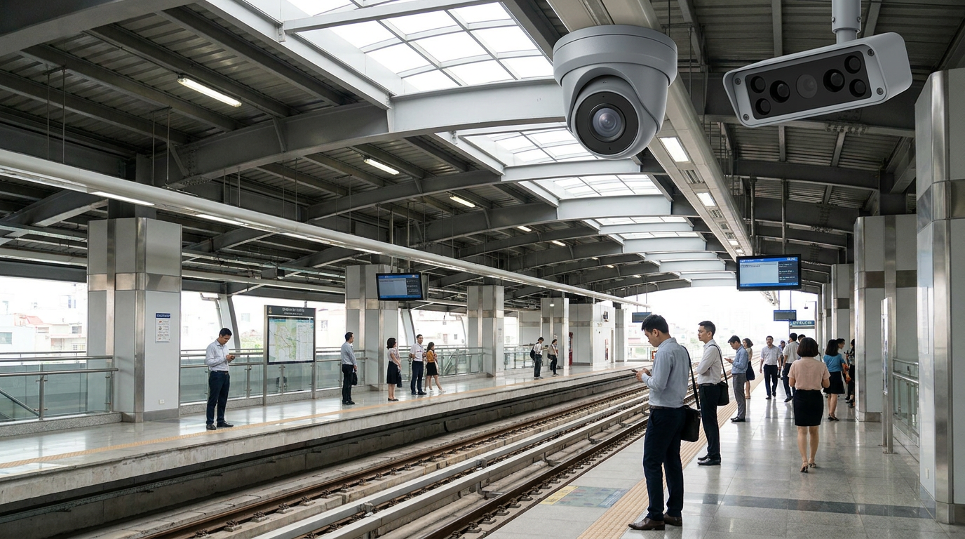 So sánh camera AI vs cảm biến hồng ngoại: Chọn công nghệ đếm người metro