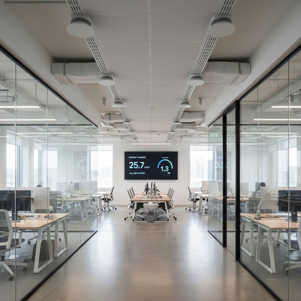 Case Study: Chuỗi Coworking Giảm 35% Hóa Đơn Điện Nhờ Occupancy Sensor
