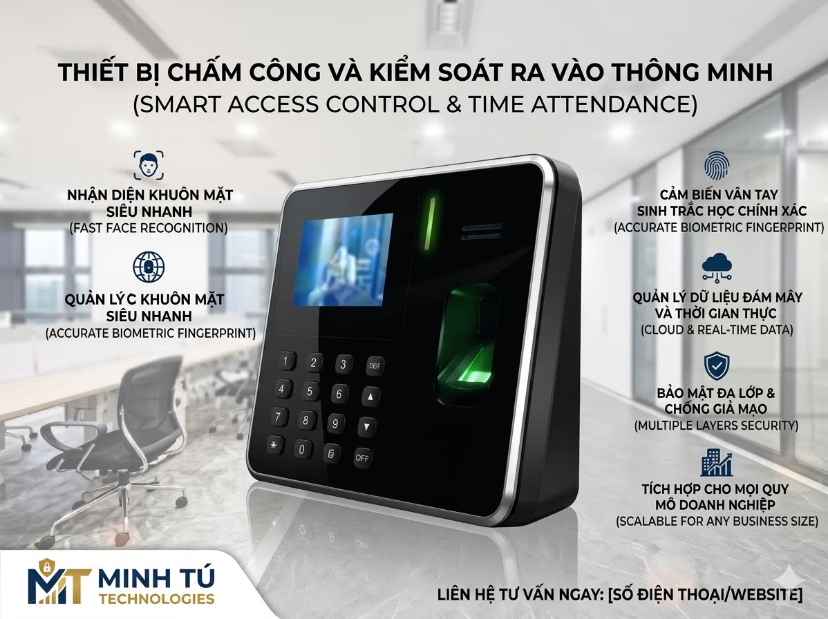 Máy Chấm Công Khuôn Mặt Và Vân Tay ZKTeco Nface 210A - ảnh 1