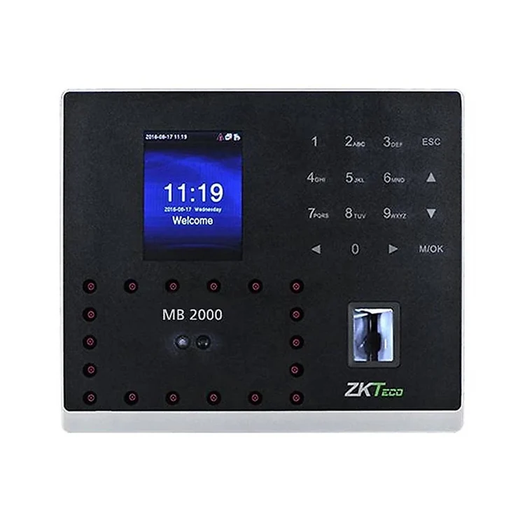 Máy chấm công vân tay và khuôn mặt ZKTeco MB2000 5
