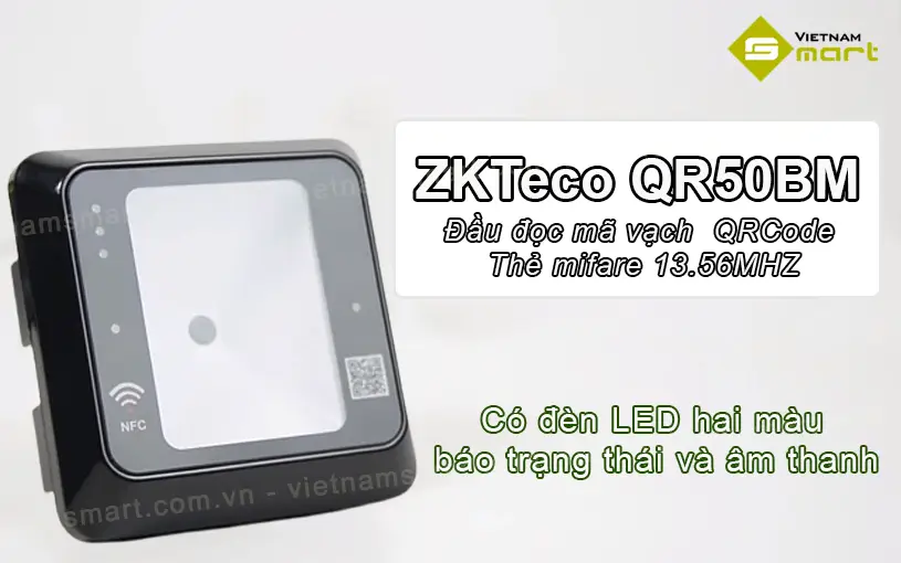 Đầu Mã QR Code ZKTeco QR50BM / QR50BE 4