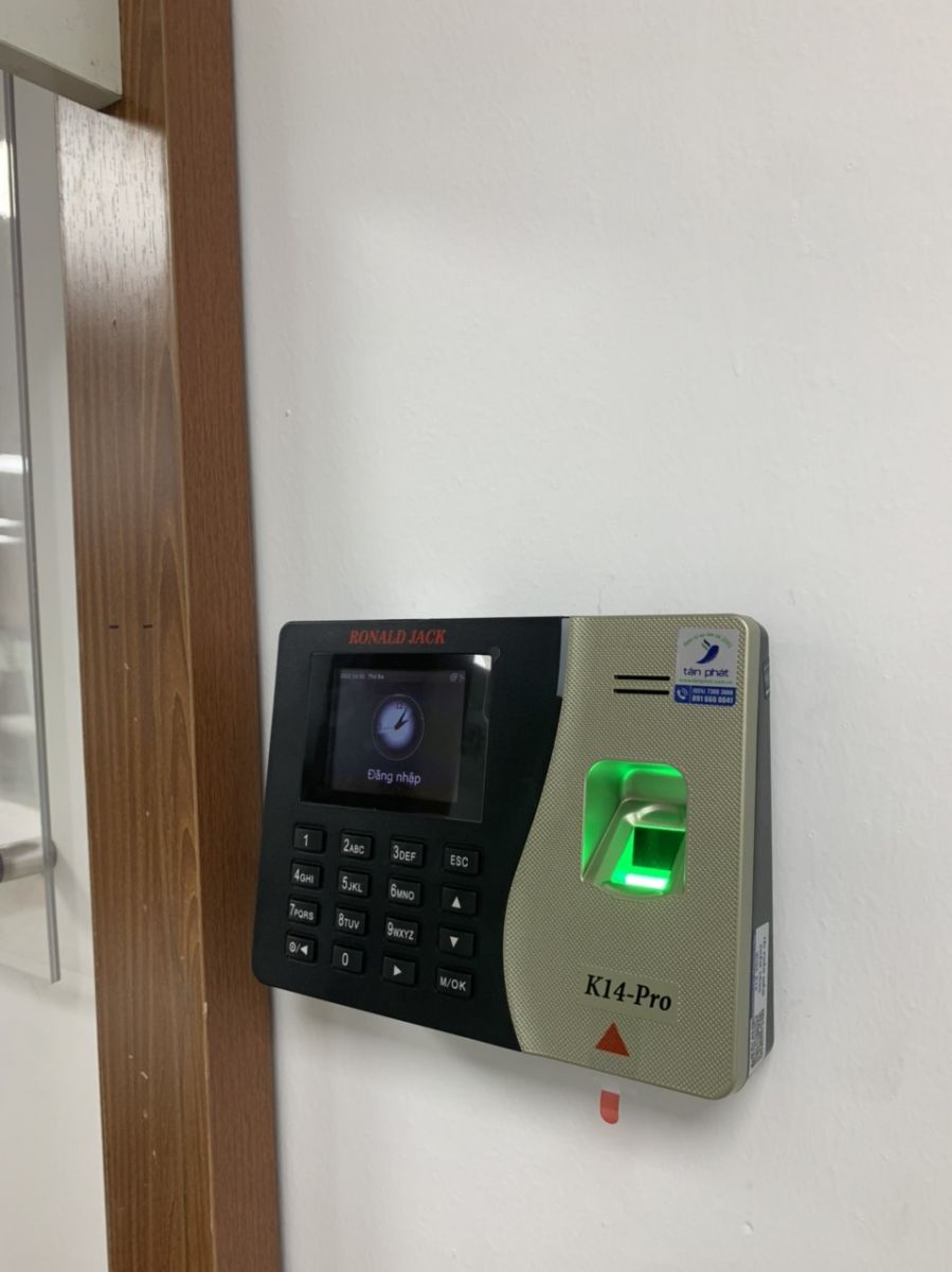 Máy chấm công vân tay, thẻ cảm ứng Ronald Jack K14 Pro 6