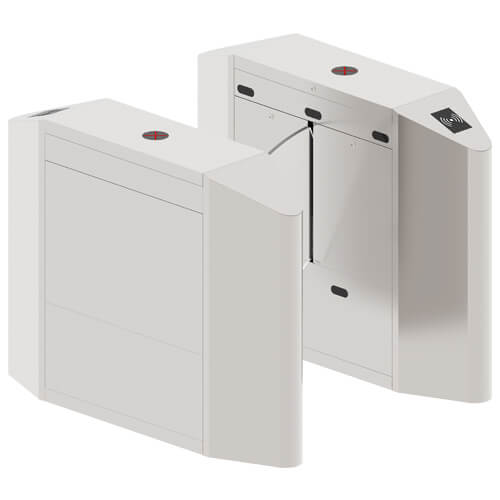 Cổng an ninh phân làn đơn Flap Barrier ZKTeco FBL4000 Pro 3