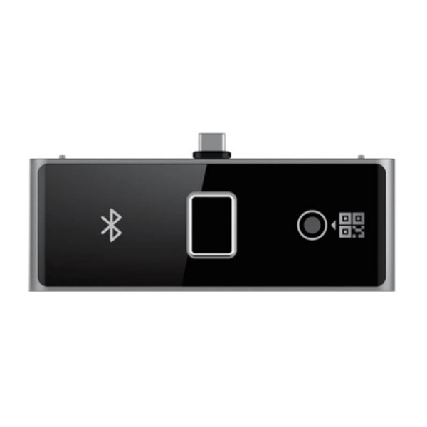 Hikvision DS-KAB673-FBQR – Mô-đun mở rộng All-in-One: Vân tay, QR, Bluetooth & Pin dự phòng (MinMoe 673)