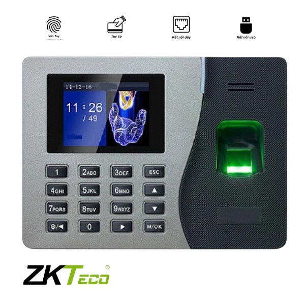 Máy chấm công vân tay ZKTeco RJ2200 3
