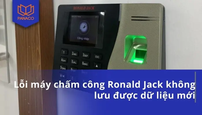 Máy chấm công vân tay Ronald Jack IClock 6000G - ảnh 2