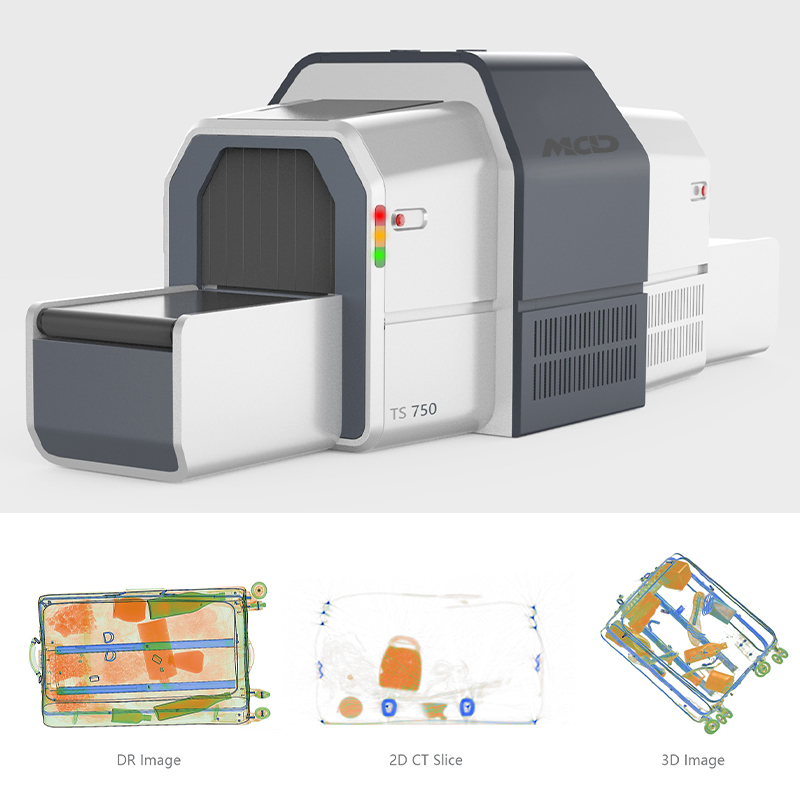 Máy quét hành lý X-quang CT 3D TS750 6