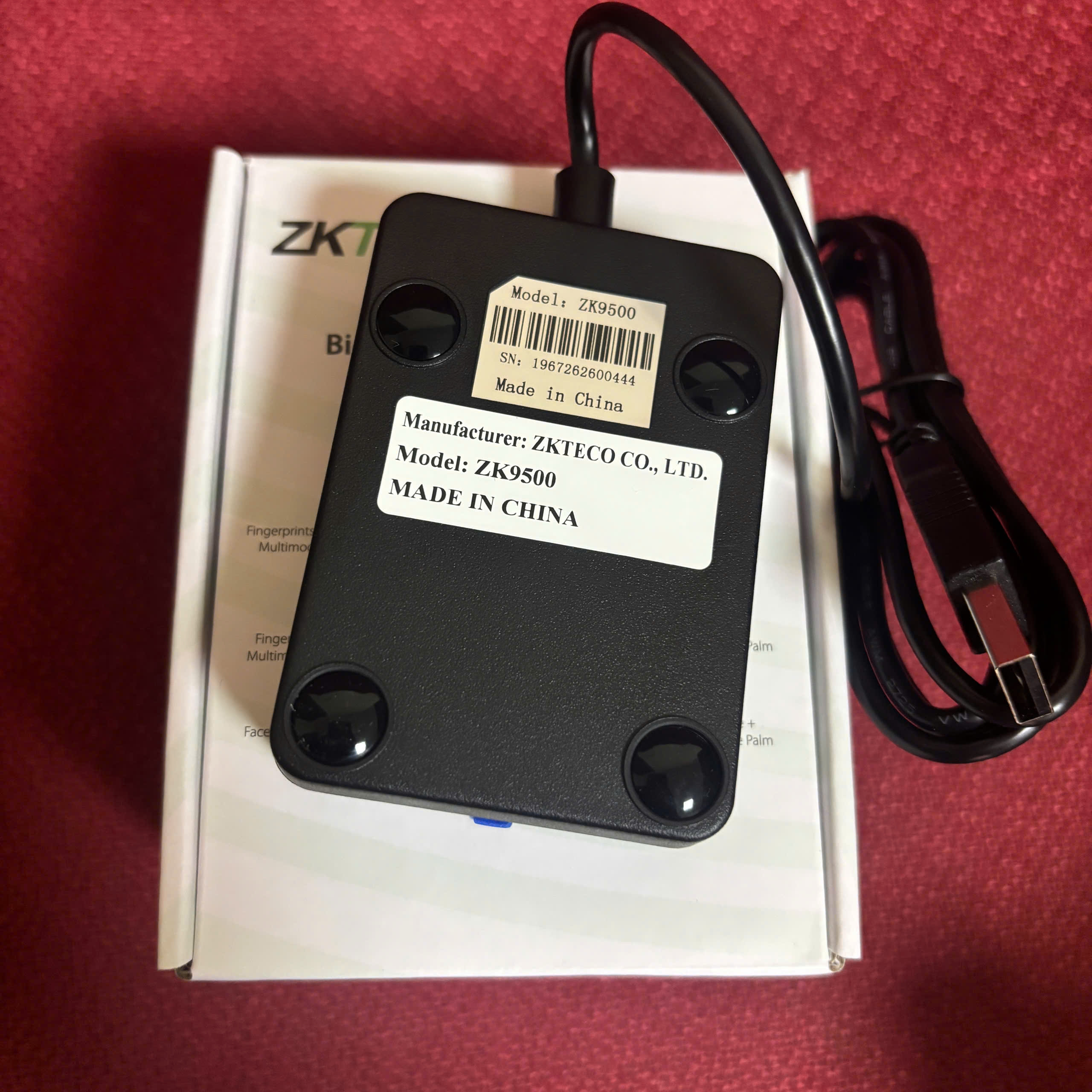 Đầu Đọc Vân Tay ZKTeco ZK9500 2