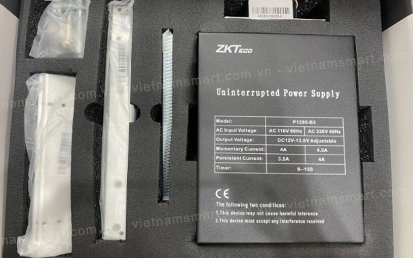 Bộ cấp nguồn lưu điện ZKTeco P1205-B3 - ảnh 2