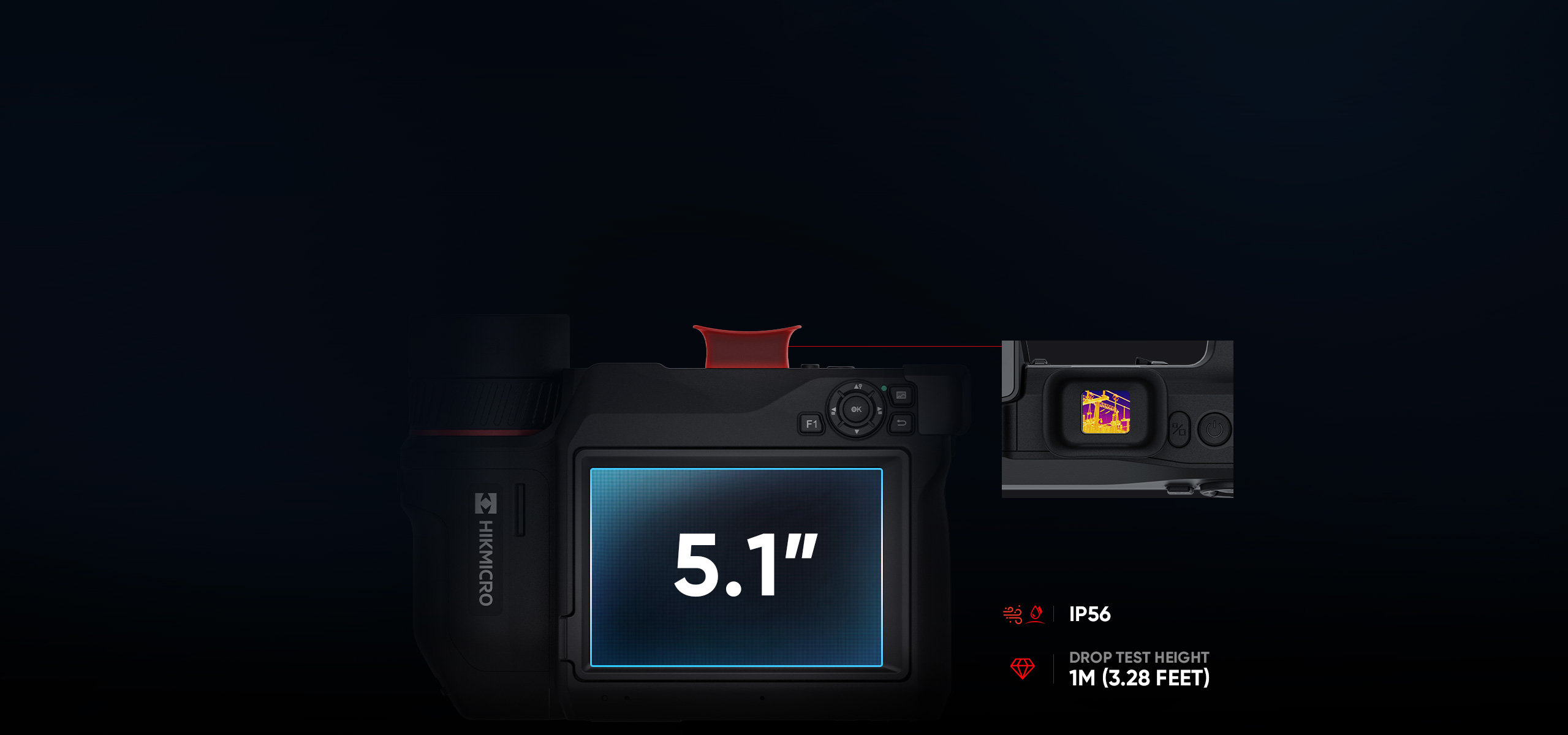 HIKMICRO SP120H — Camera nhiệt cầm tay 1280 × 1024 - ảnh 3