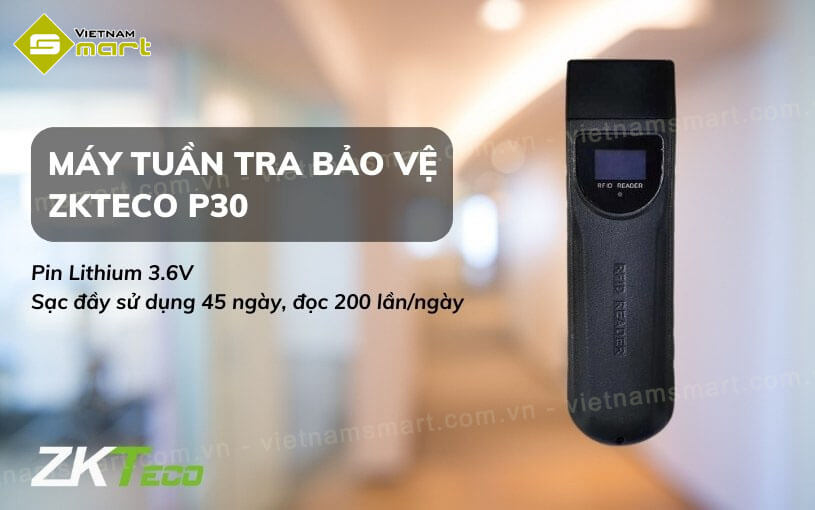 Máy tuần tra bảo vệ ZKTeco P30