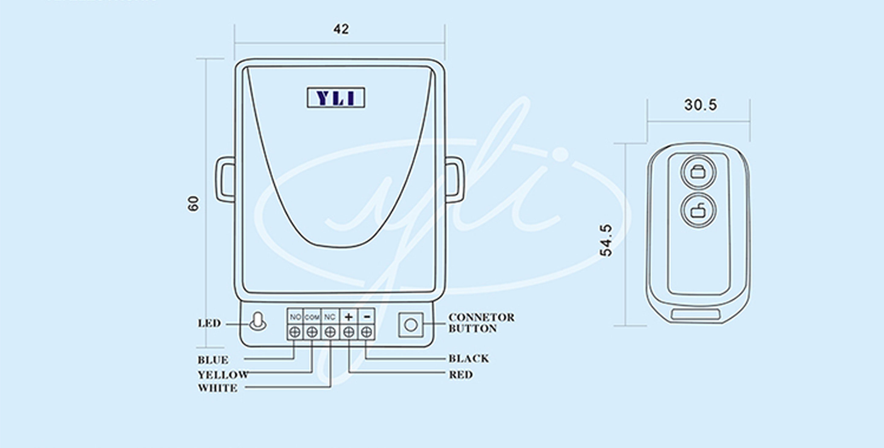 Tay điều khiển từ xa Yli WBK-400A 5