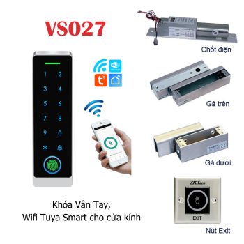 Khóa vân tay cửa kính ZKTeco NGTeco GL40N – SL04-GL40N 4