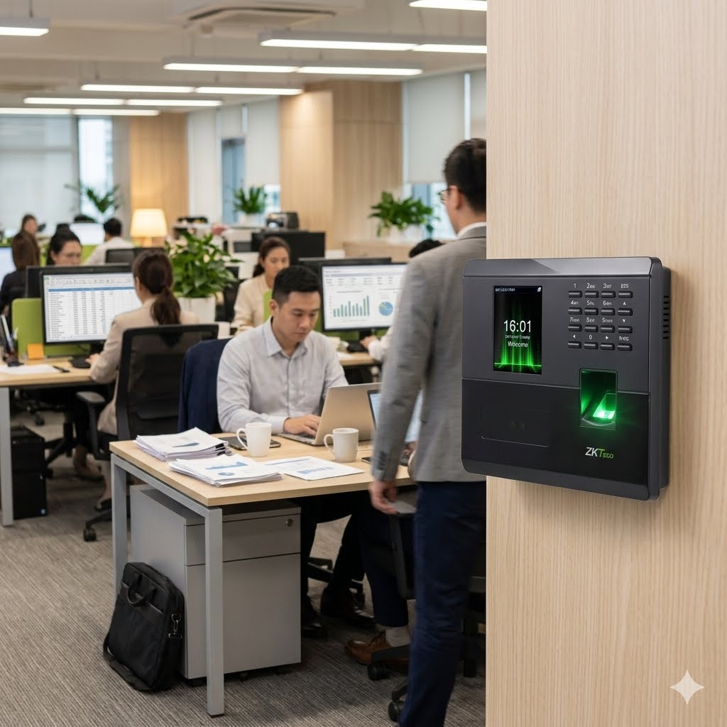 Máy chấm công vân tay, khuôn mặt ZKTECO MB10 - ảnh 4