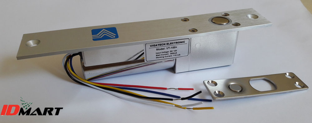 Khoá chốt rơi VT-100ST — Khóa điện 12VDC, thép không gỉ