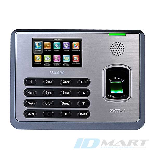 Máy chấm công vân tay và thẻ ZKteco UA400