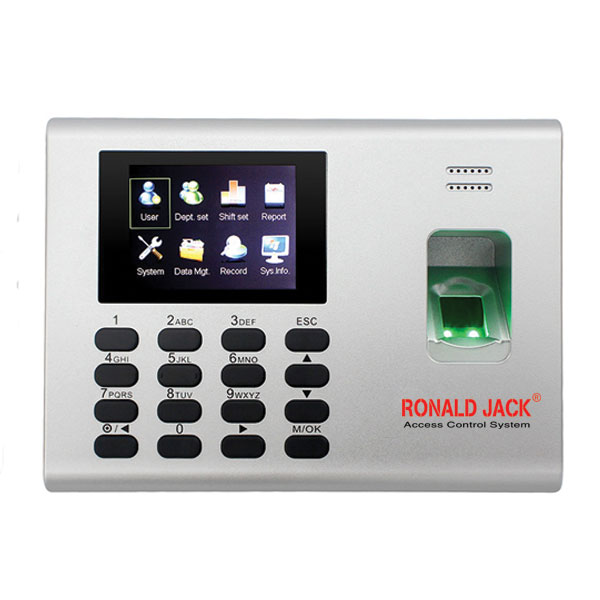 Máy Chấm Công Vân Tay Thẻ Ronald Jack UA400 Lite 4
