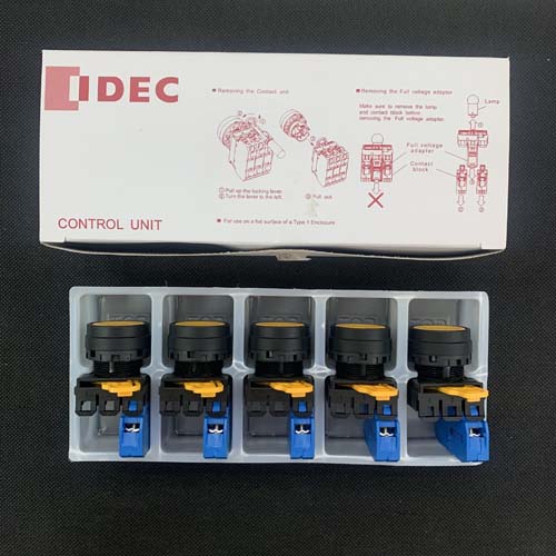 Nút nhấn nhả YW1B-M1E10Y IDEC 6