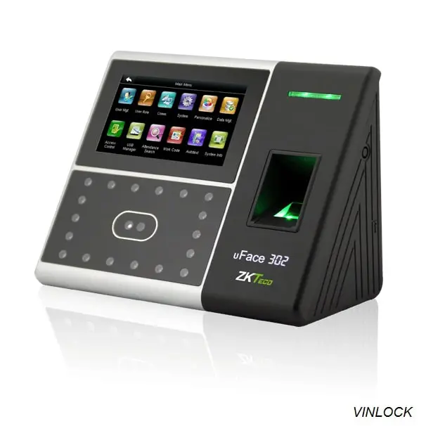 Máy chấm công vân tay và 500 khuôn mặt ZKTeco IFace302 - ảnh 2