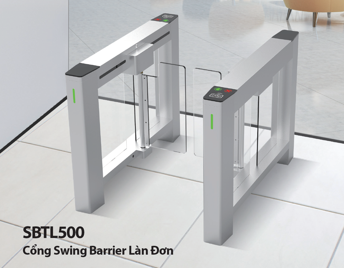 Cổng xoay Swing Barrier ZKTeco SBTL500 - Single Lane Turnstile 4