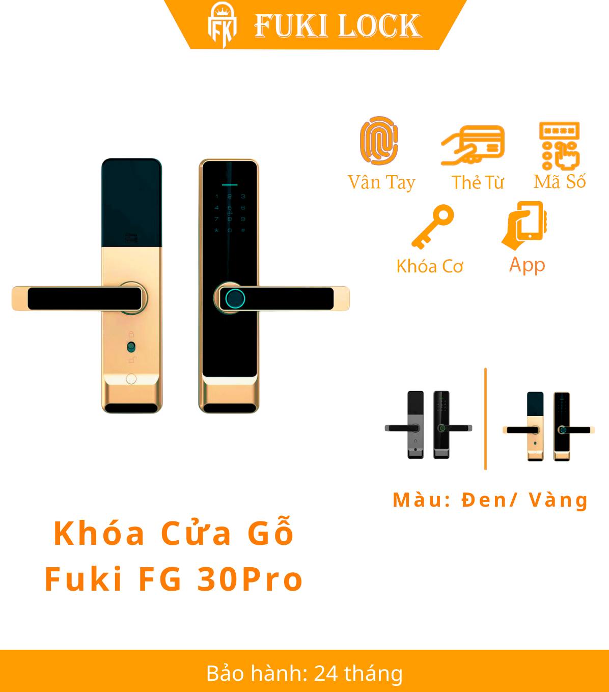 Khóa cửa thông minh Fuki FG 30 Pro