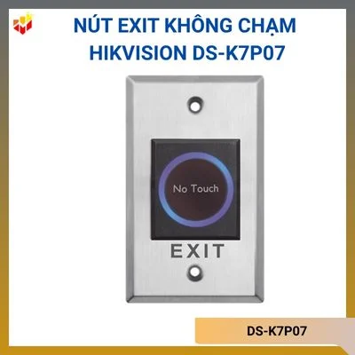 Nút nhấn mở cửa không chạm Hikvision DS-K7P07 Exit Button cảm biến hồng ngoại 4
