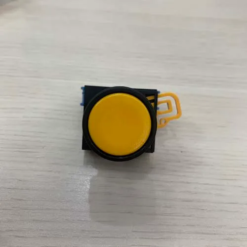 Nút nhấn nhả không đèn phi 22 Idec YW1B-M1E10Y Màu Vàng 1NO 6