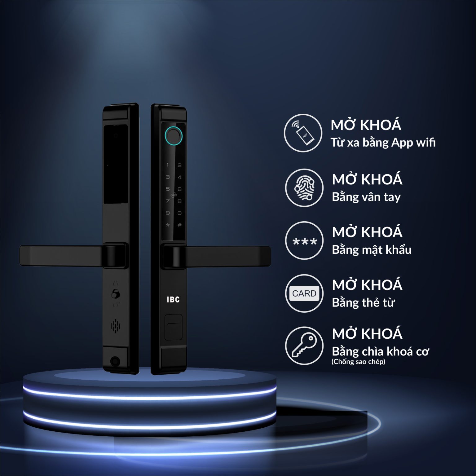 Bộ Gá Khóa Cho Cửa Kính ZKTeco LBB-2 3