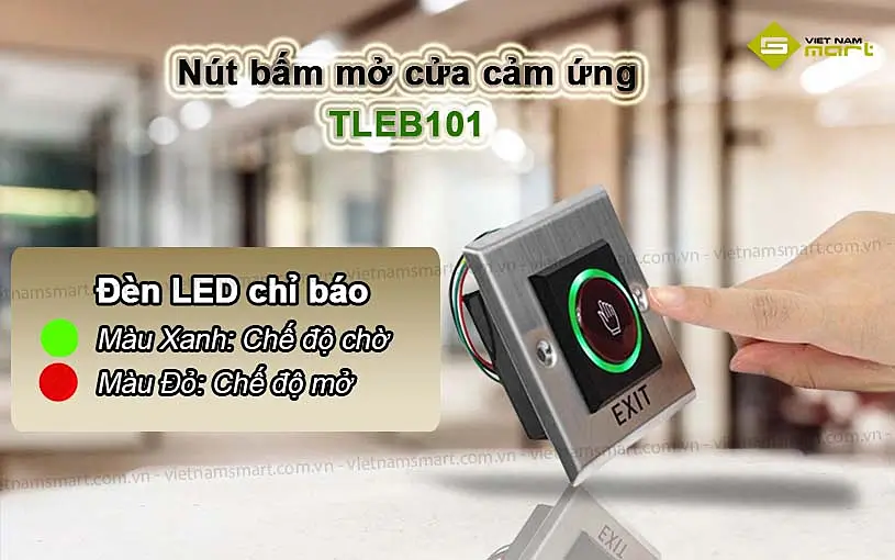 Nút bấm mở cửa ZKTeco TLEB101 3