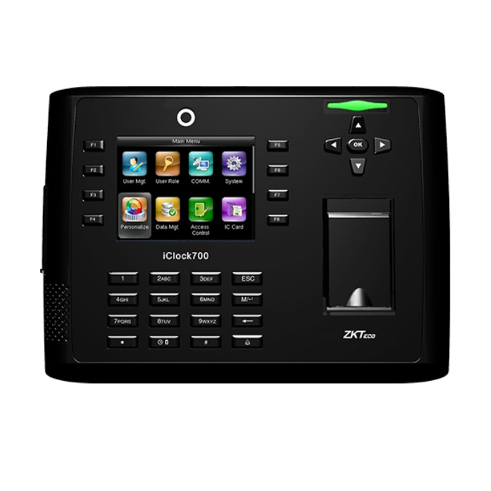 Máy chấm công vân tay ZKTeco iClock700 — TFT 3.5 inch, 8.000 vân tay - ảnh 2