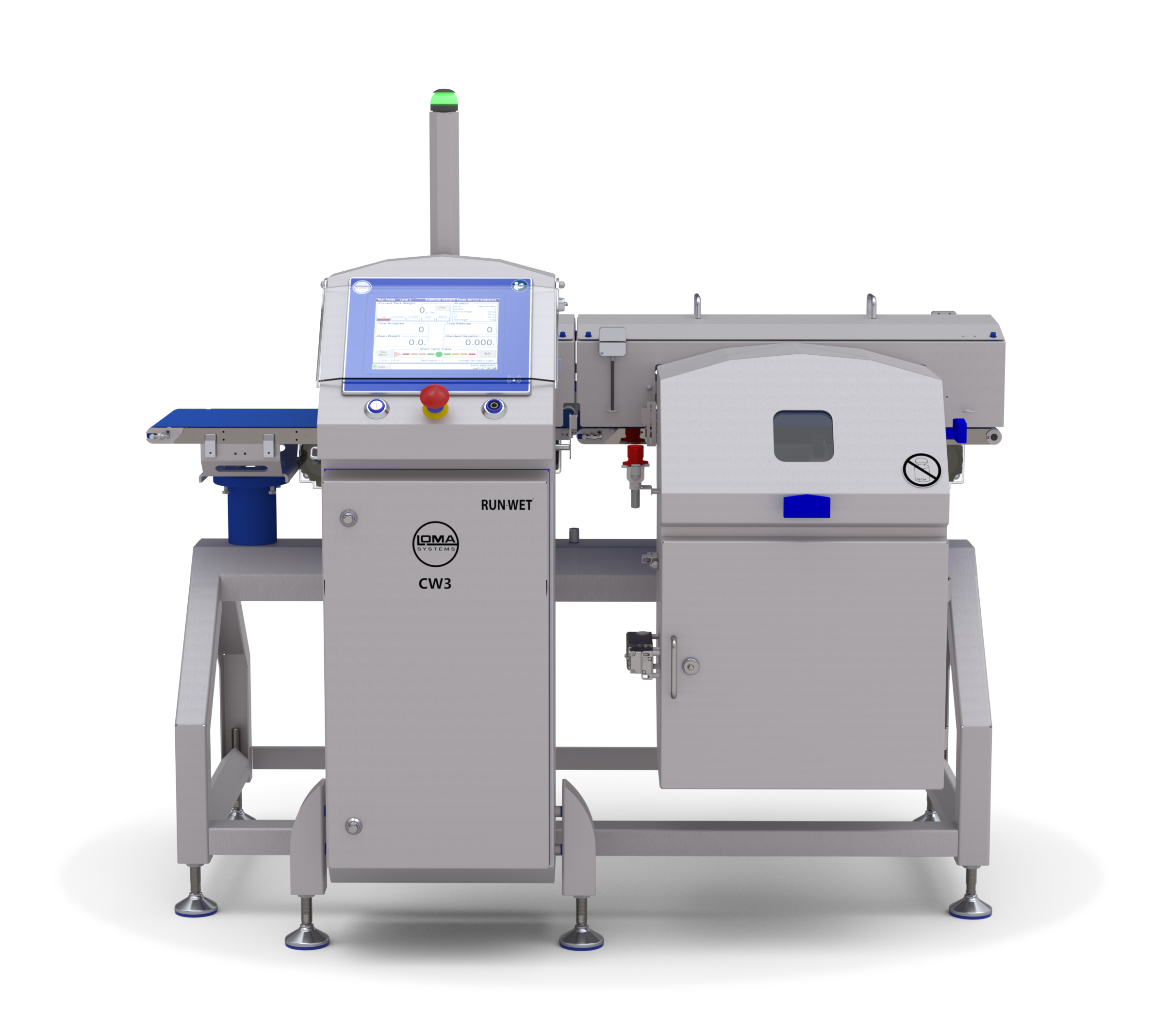 Loma Systems CW3 Dynamic Checkweigher — Cân kiểm tra động cho thực phẩm và dược phẩm