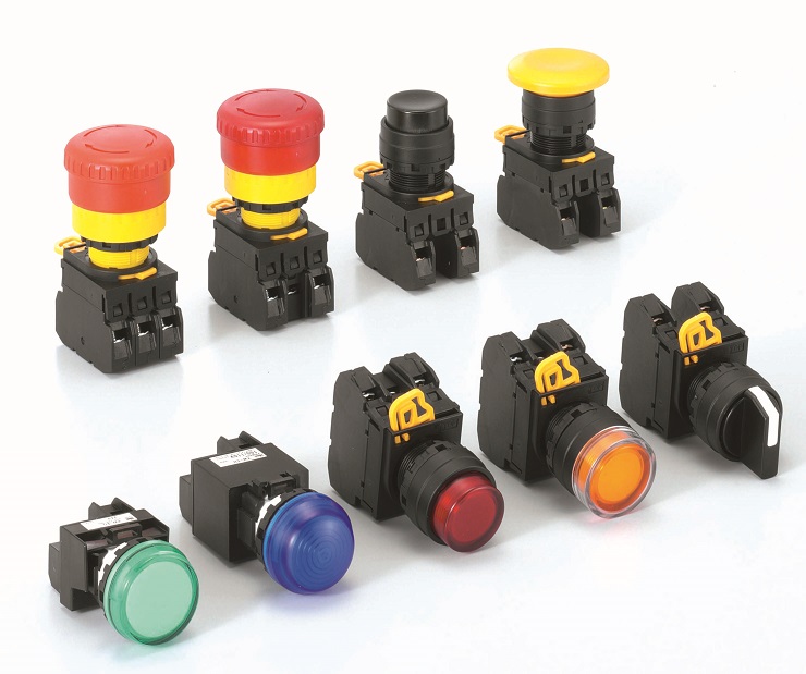 Nút nhấn nhả YW1B-M1E10Y IDEC 5