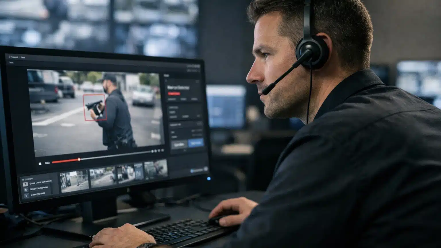 Hệ thống phát hiện súng AI Omnilert Gun Detect 4