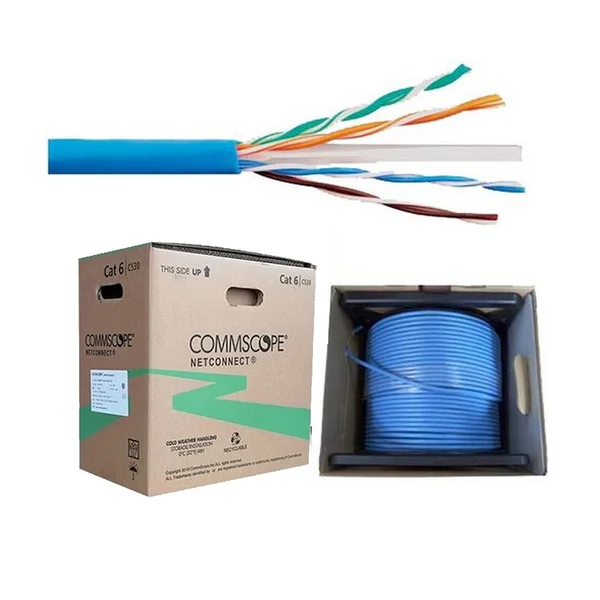 Cáp mạng CAT6 4UTP 23AWG CM 305m/thùng Commscope 1427254-6 6