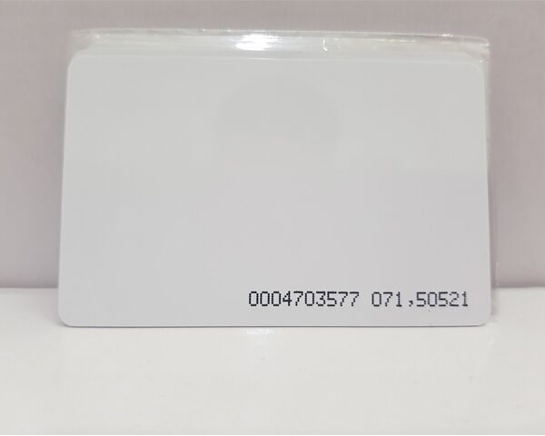 Thẻ Cảm Ứng Proximity 125KHz 0.88mm - Quẹt ra vào cổng, 2 mặt trắng trơn 2