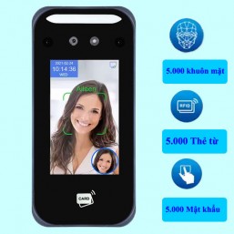 Máy chấm công nhận diện khuôn mặt ZKTeco SenseFace 2A 5