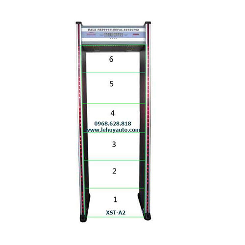 Cổng dò kim loại XST-A2 - Thiết bị kiểm soát an ninh 6 vùng