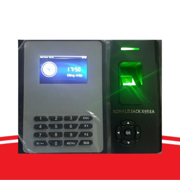 Máy chấm công vân tay Ronald Jack X958A 2