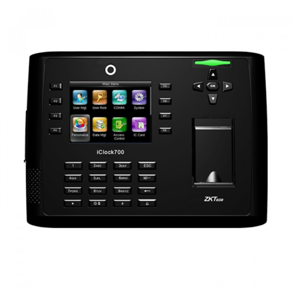 Máy chấm công vân tay ZKTeco iClock700 — TFT 3.5 inch, 8.000 vân tay - ảnh 3