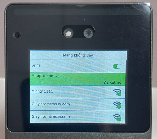 Máy chấm công nhận diện khuôn mặt ZKTeco SenseFace 2A 3