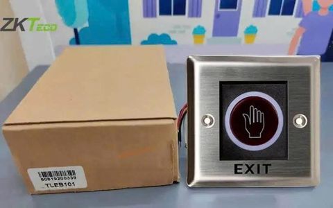 Nút Bấm Mở Cửa Cảm Ứng ZKTeco TLEB101-R 2